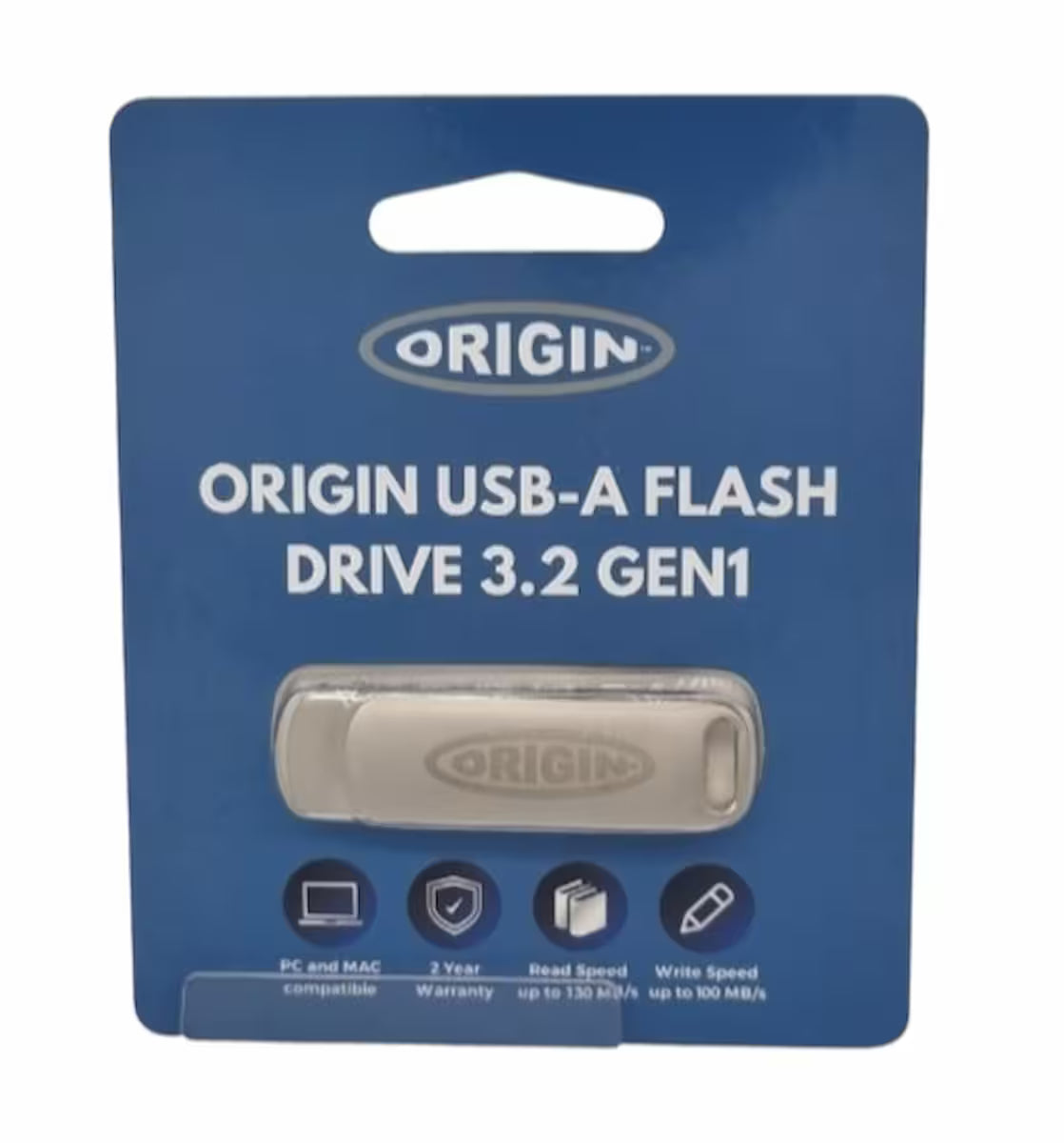 Origin Storage USB‑A 3.2 Gen1 Flash Drive - 32GB to 128GB Origin Storage USB‑A 3.2 Gen1 Flash Drive - 32GB to 128GB